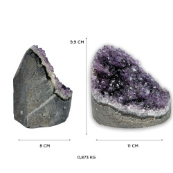 Drusa d’Ametista d’Uruguai 0,8–0,9 kg | Decorativa i única
