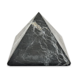 Pirámide de Shungita Mate 7x7 cm - Protección Energética
