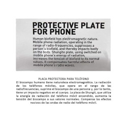 Shungite Adhesive Plate – Natural EMF Shield for Devices