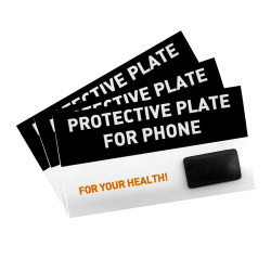 Rectangular Shungite Adhesive Plates – Pack of 3 | EMF Protection