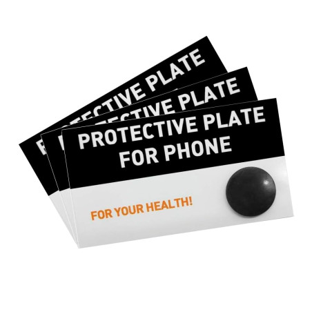 Placas Adhesivas de Shungita Redonda – Pack 3 | Protección EMF