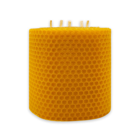 Honey Candle 5 Wicks 10 x 11 cm - Natural Candle for Rituals