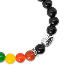 7 Chakras Natural Stone Bracelet Buddha | Energy Balance