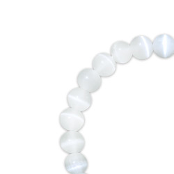 Pulsera de Selenita Natural Premium - Hecho a Mano