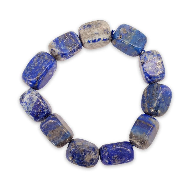 Lapis Lazuli Tumbled Stones Bracelet – Wisdom, Harmony & Inner Peace